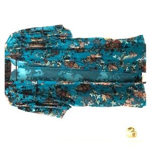 Teal kimono